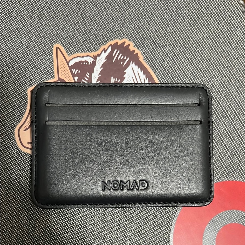 Nomad Midnight Black Card Holder